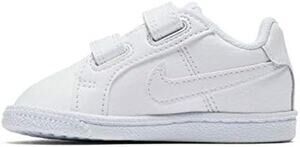 NWT Nike Boy's Walking Gymnastics Shoes – Blanco (White/White), US 2C